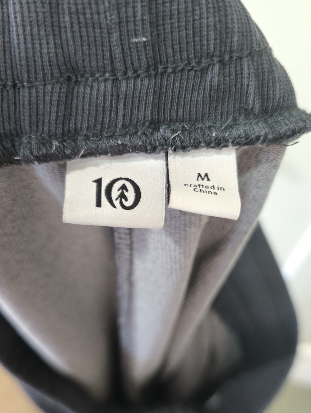 3/$30 TEN TREE Organic Cotton Wide-Leg Drawstring Cropped Pants - Picture 4 of 5